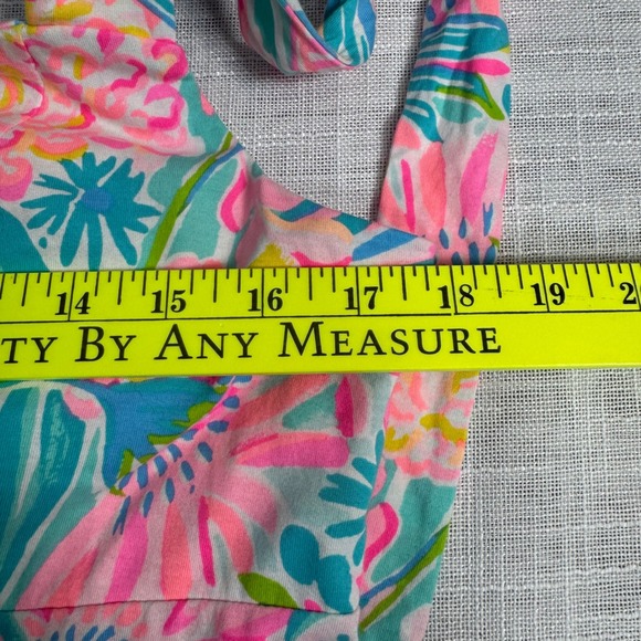 Lilly Pulitzer L‎ Maleka Maxi Dress Tropical Punch Floral Smocked Adjustable Tie - Picture 7 of 12